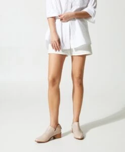 Alicia Flat -shoe Sales Alicia Almond Leather perf 0022 1