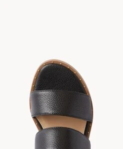 Cassie Strappy Sandal -shoe Sales Cassie22sMNCO Black Leather 5