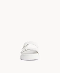 Chica Slide 8 Chica Slide -shoe Sales Chica W White Leather 3