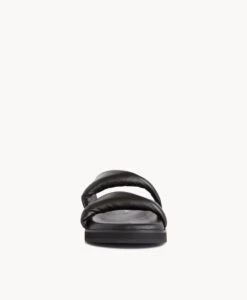 Croissant Sandal -shoe Sales Croissant22sMCDO Black Leather 3