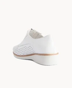 Demi Flat -shoe Sales Demi21sVTSO White Perf 4