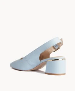 Dolce Slingback 9 Dolce Slingback -shoe Sales Dolce21sMCDO Powder Blue Leather 4 1