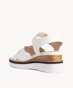 Eden Wedge Sandal -shoe Sales Eden22sMCDO White Leather 4