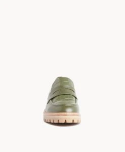 English Loafer -shoe Sales English23wMCDO Olive Leather Olive Croc 3