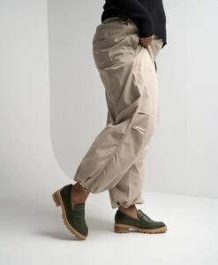 English Loafer -shoe Sales English23wMCDO Olive Leather Olive Croc5456 WEB