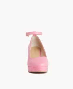Fleur Platform -shoe Sales Fleur23wMCDO Peony Pink Leather 3