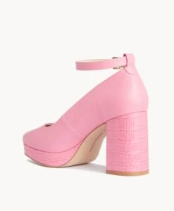 Fleur Platform -shoe Sales Fleur23wMCDO Peony Pink Leather 4