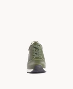Hero Platform Sneaker -shoe Sales Hero W Olive Leather Olive Croc 3