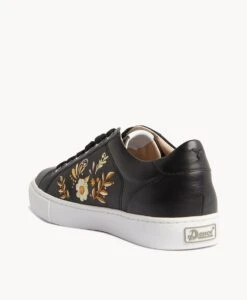 Imogen Sneaker -shoe Sales Imogen W Black Leather Embroidery 4