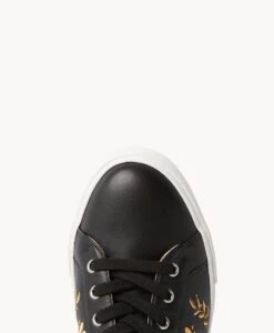 Imogen Sneaker -shoe Sales Imogen W Black Leather Embroidery 5