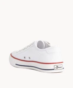 Kellie Sneaker -shoe Sales Kellie Canvas Zip W White Red Black 4