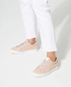 Krisp Sneaker -shoe Sales Krisp Pink Embroidery 0246