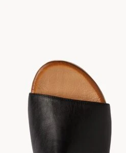 Lucy Covered Sandal -shoe Sales Lucy18sBUEO Black 5 1