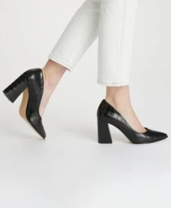 Margarita Heel -shoe Sales Margarita19wMCDO Black Croc Hero 1