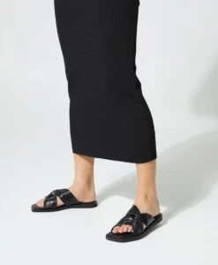 Misty Sandal -shoe Sales Misty22sURBO Black Leather 0143