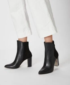 Molly Ankle Boot -shoe Sales Molly21wMCDO Black Leather Combo 0103 Hero