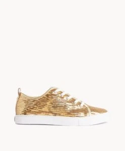 Nicky Sequin Sneaker -shoe Sales Nicky Sequin W Gold Sequin 2