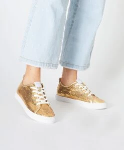Nicky Sequin Sneaker -shoe Sales Nicky Sequin W Gold Sequin 7003