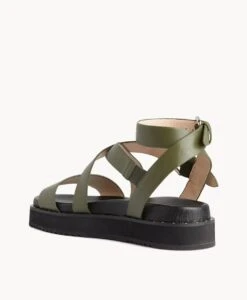 Paige Sandal 9 Paige Sandal -shoe Sales Paige21sMCDO Olive Leather 4 1