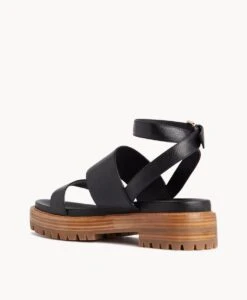 Paws Sandal 9 Paws Sandal -shoe Sales Paws22sMNCO Black Leather 4