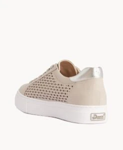 Posey Sneaker -shoe Sales Posey Perf W Stone Leather Silver 4