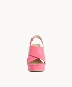 Restless Platform Heel 8 Restless Platform Heel -shoe Sales Restless22sMCDO Hot Pink Leather 4