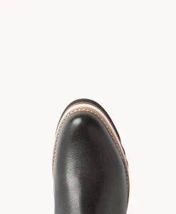 Sandra Wedge Ankle Boot -shoe Sales Sandra23wMNCO Black Leather 5