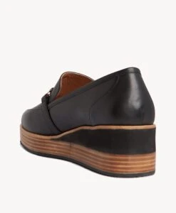 Sawyer Flat 8 Sawyer Flat -shoe Sales Sawyer23wVTSO Black Leather 4