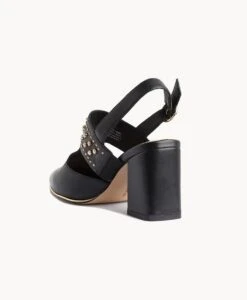 Siro Slingback Heel -shoe Sales Siro21wMCDO Black Leather 4