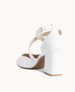 Staten Strappy Heel -shoe Sales Staten21sMCDO White 4 1
