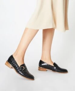 Truly Loafer 11 Truly Loafer -shoe Sales Truly22wMNCO Black Croc 6900