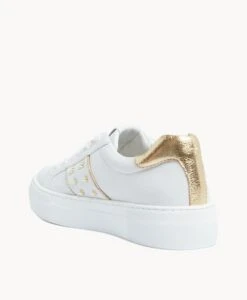 Verity Sneaker -shoe Sales Verity W White Leather Gold Leather 4