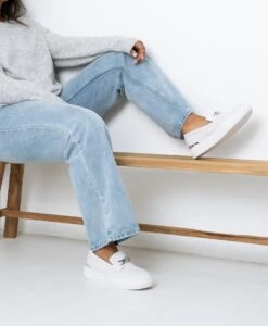 Verve Slip On -shoe Sales Verve W White Leather 0703 WEB