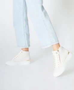 Vivian Sneaker -shoe Sales Vivian W White Leather 7053